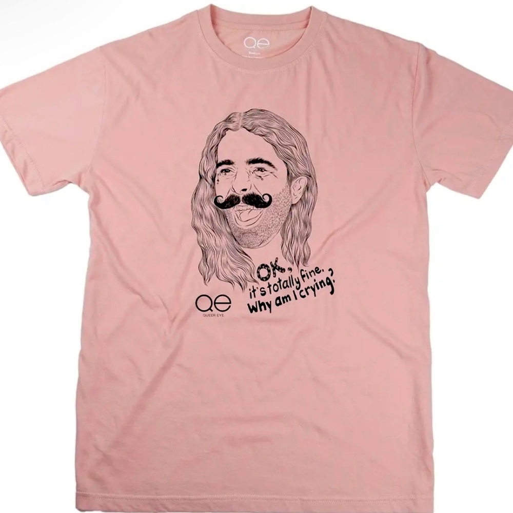 Queer Eye JVN OK Pink Teeshirt